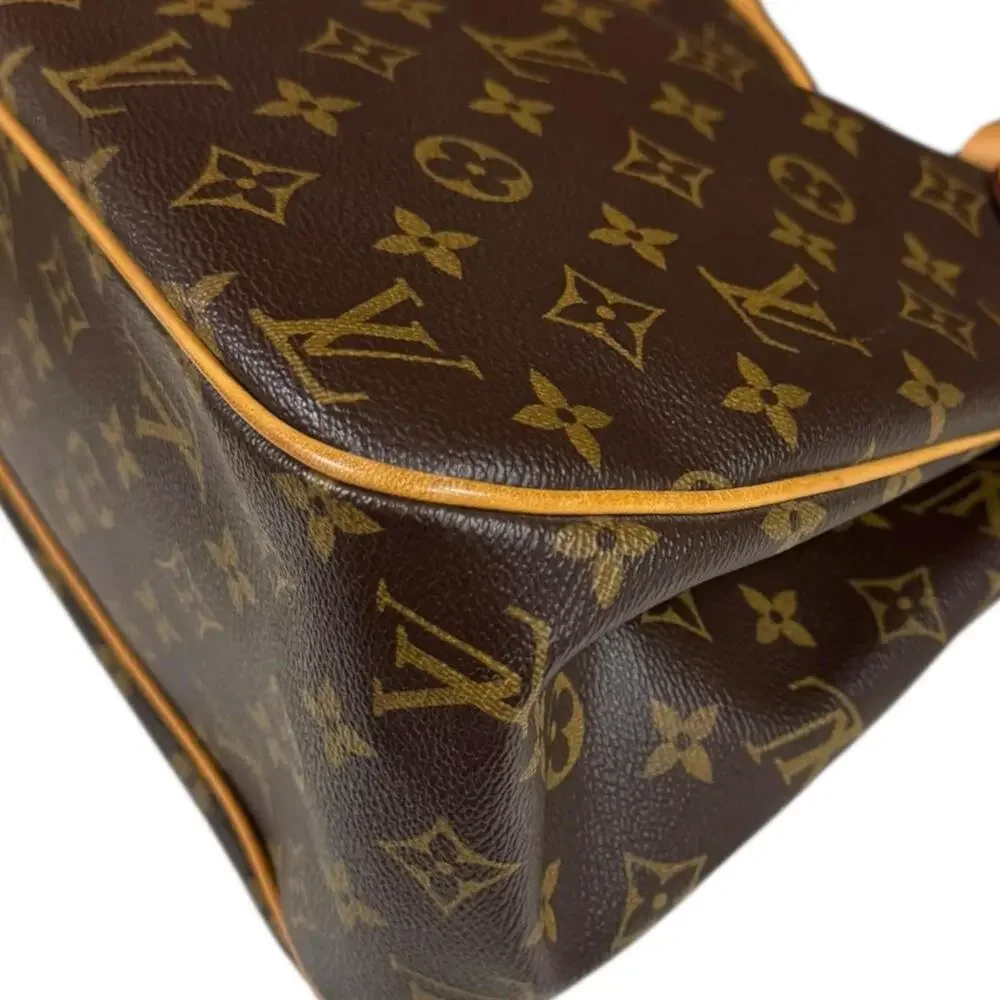 LOUIS VUITTON Brown Monogram Canvas Shoulder Bag